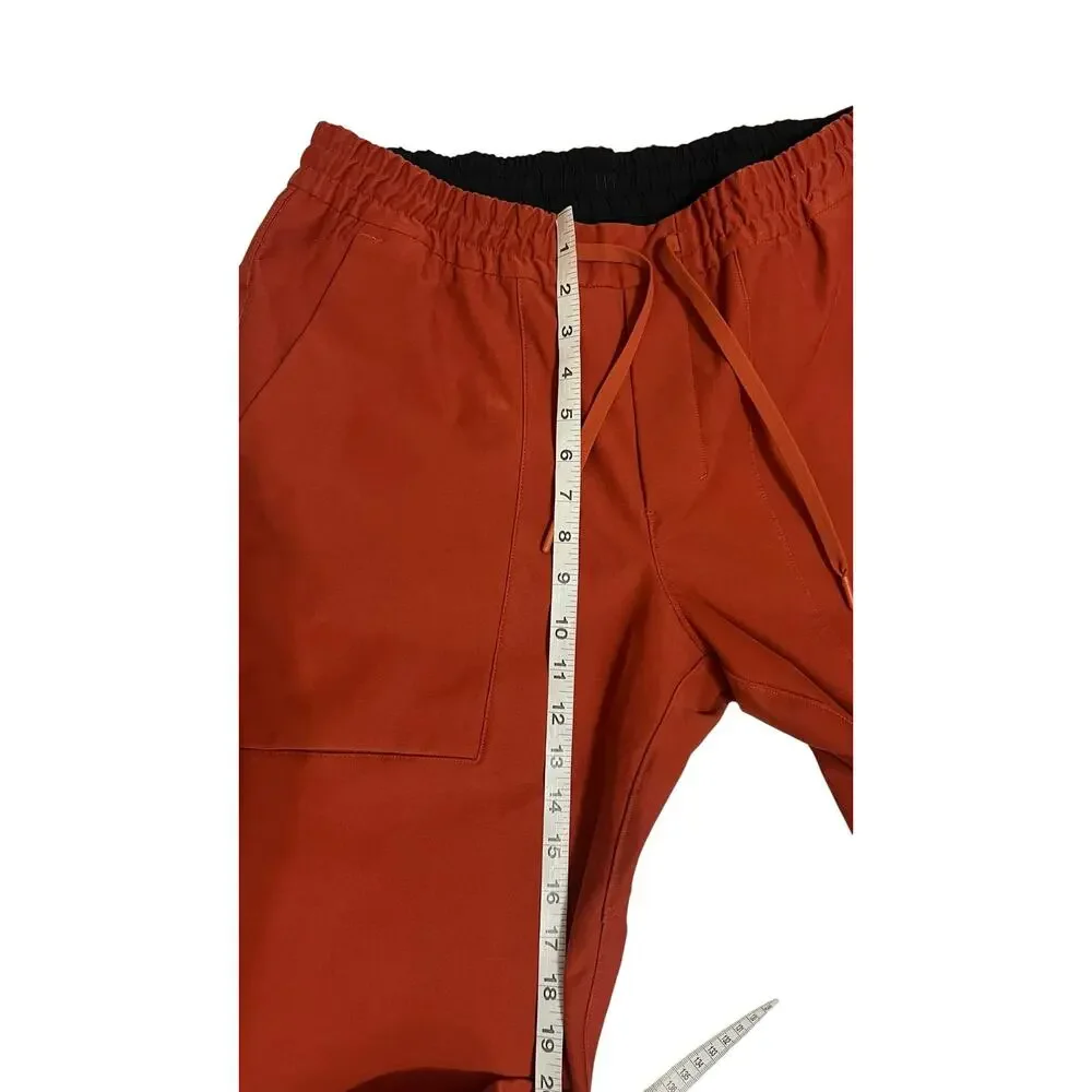 Athleisure Lululemon Mens Bowline Utilitech Stretch Aztec Brick Pants Sz L